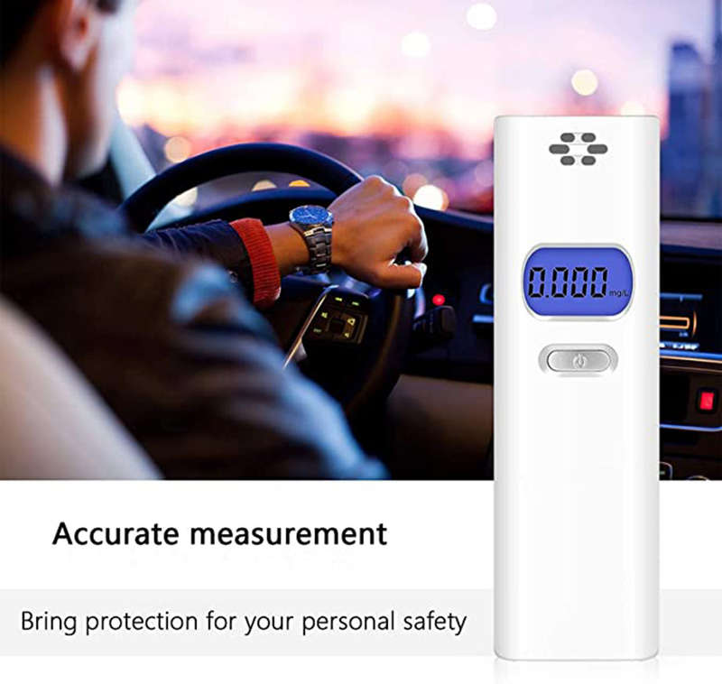 Portable Mini LCD Digital Alcohol Breathalyzer Analyzer Detector