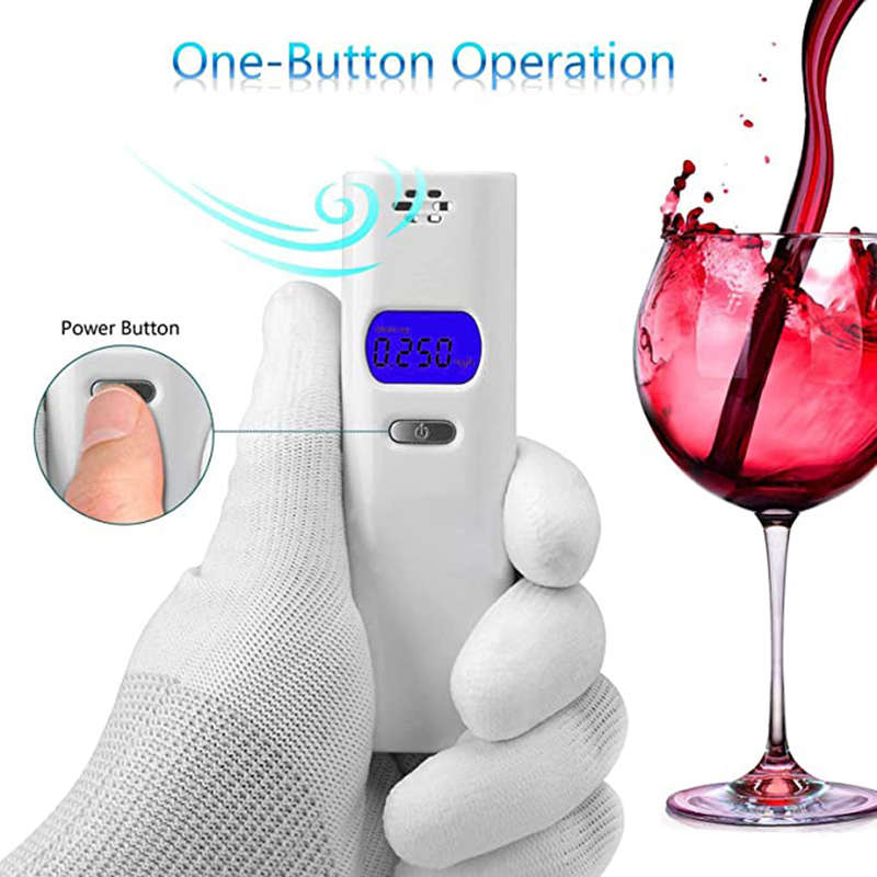 Portable Mini LCD Digital Alcohol Breathalyzer Analyzer Detector