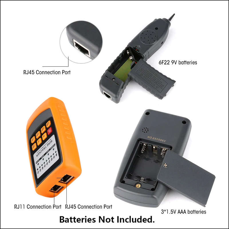 Handheld Cable Tester Rapid LAN Network Line Finder for Daily Maintenance