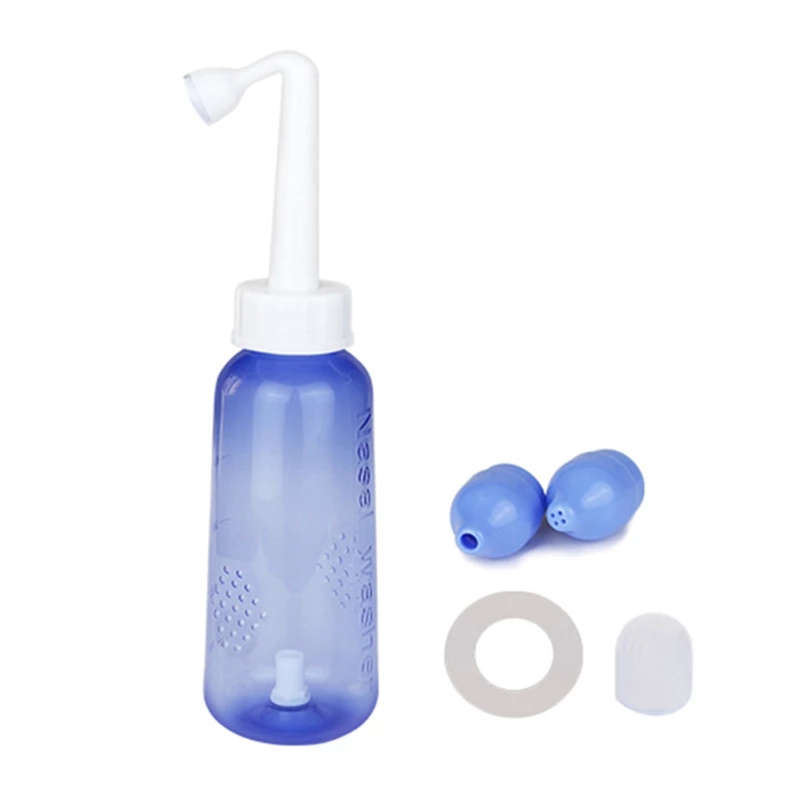 Nose Wash System Sinus Allergies Relief Nasal Pressure Rinse Neti pot