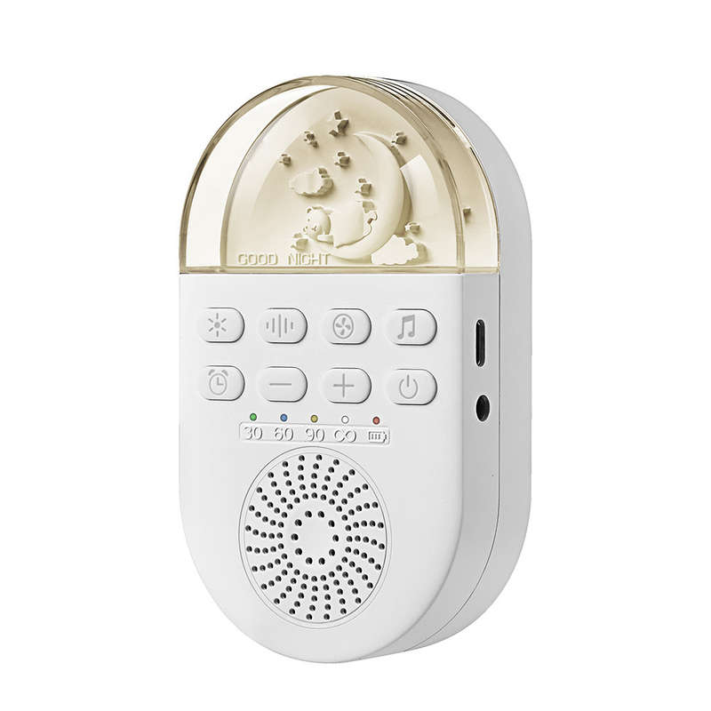 24 Soothing Sound White Noise Sleep Machine with Night Light & Timer