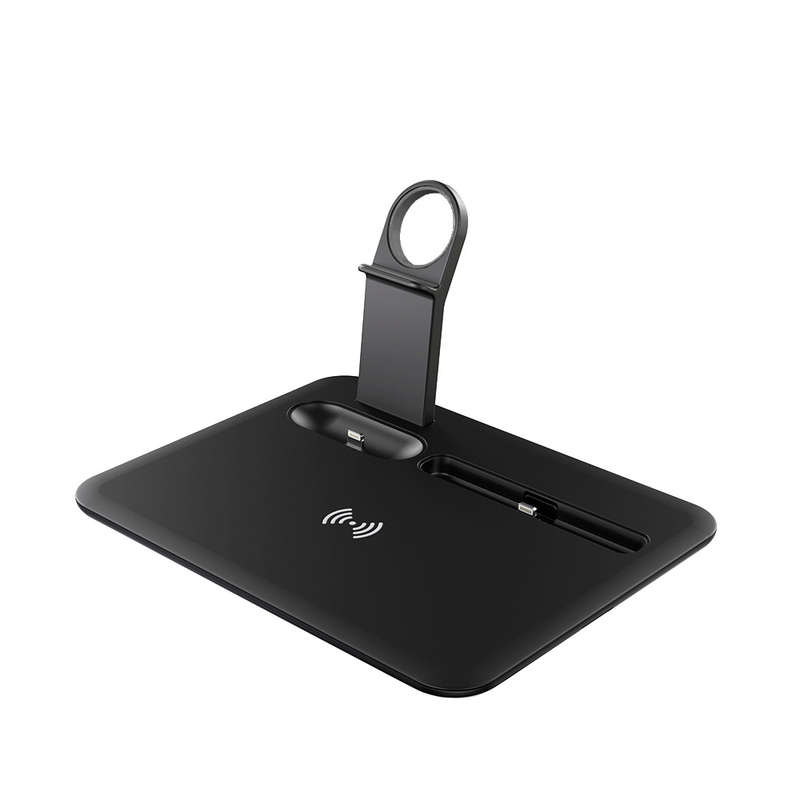 4-in-1 Fast Wireless Charger For iPhone 13 Pro/Airpods 3/Apple Watch Black