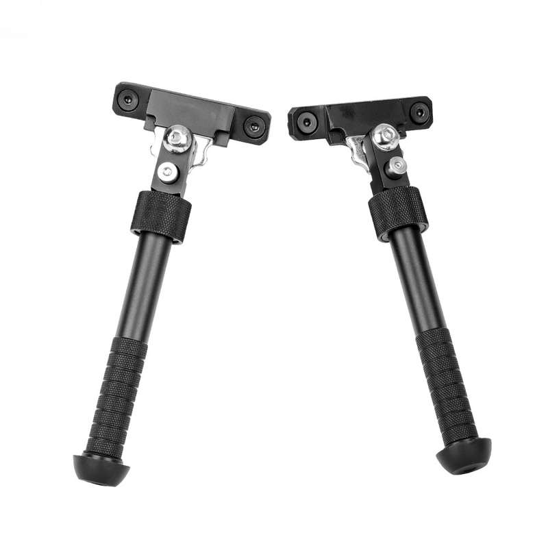 Retractable Quick Release V8 Tactical Split Airsoft Bracket Rifle Bipod