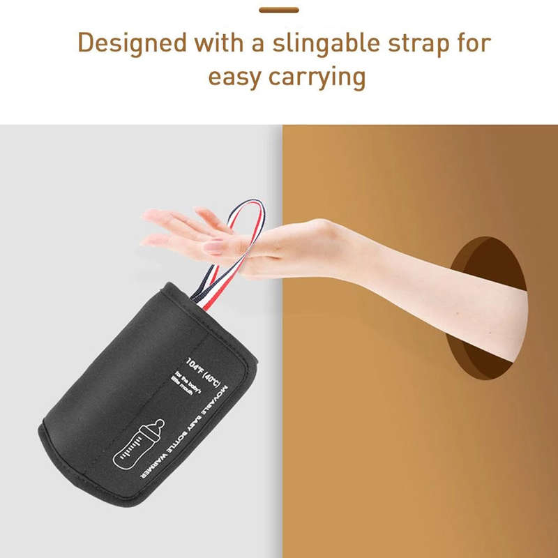 Portable Car USB Baby Bottle Warmer Infants Kids Milk Heater Bag