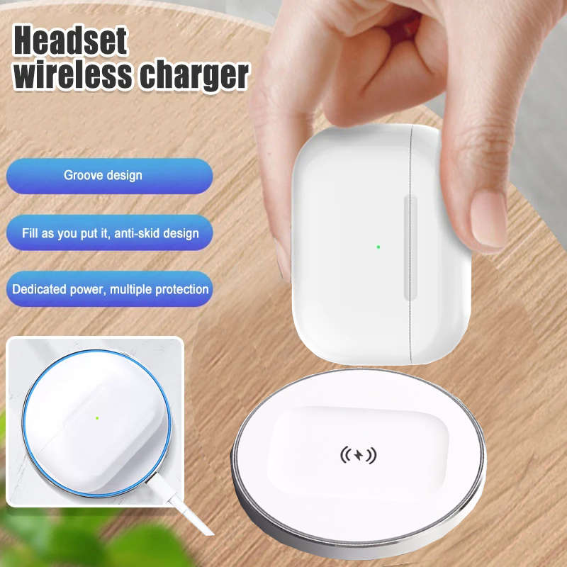 2-in-1 3W Wireless Charger For Airpods 3 AirPods Pro & Apple iPhone