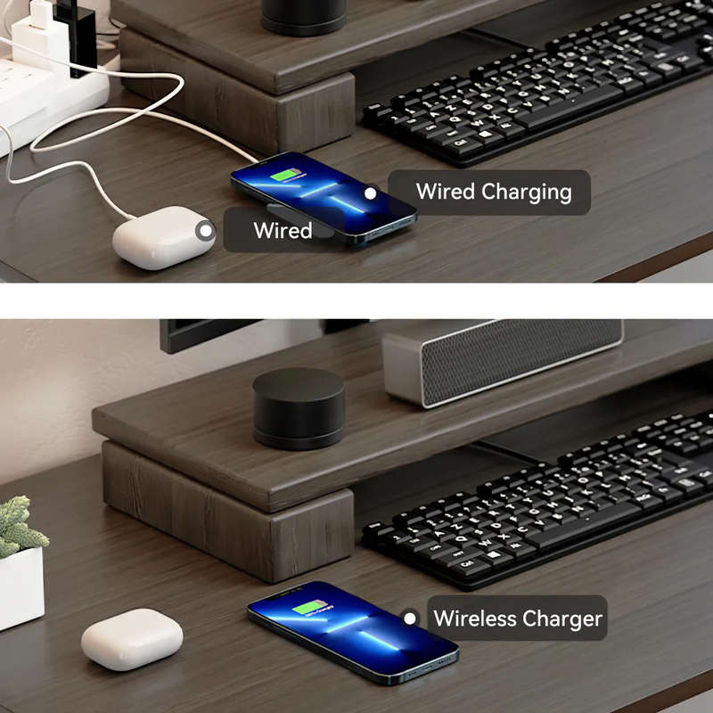 30mm Long Distance 10W Invisible Table Hidden Wireless Charging Stationion