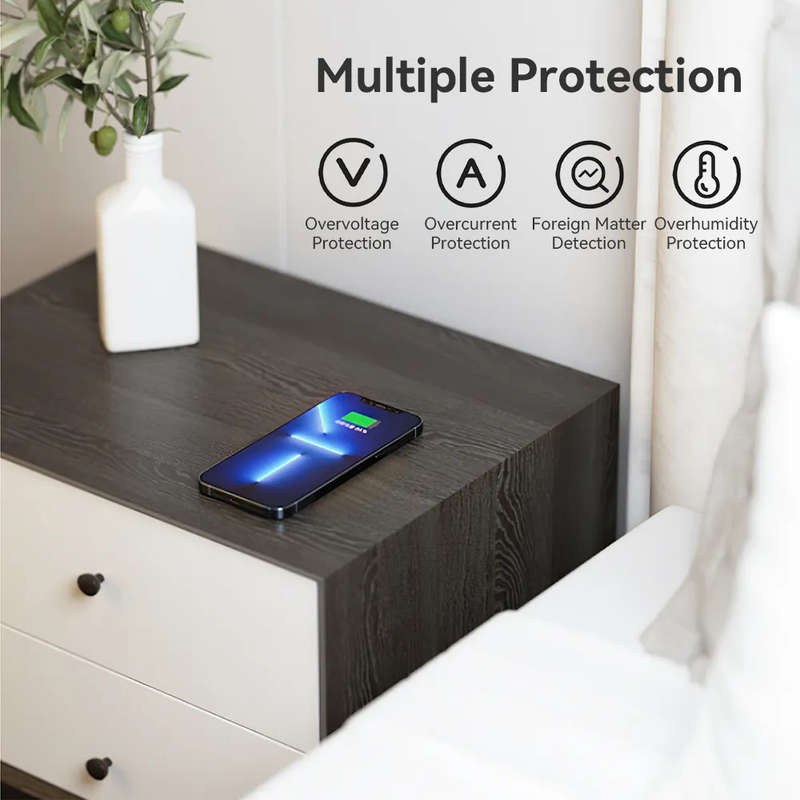 30mm Long Distance 10W Invisible Table Hidden Wireless Charging Stationion