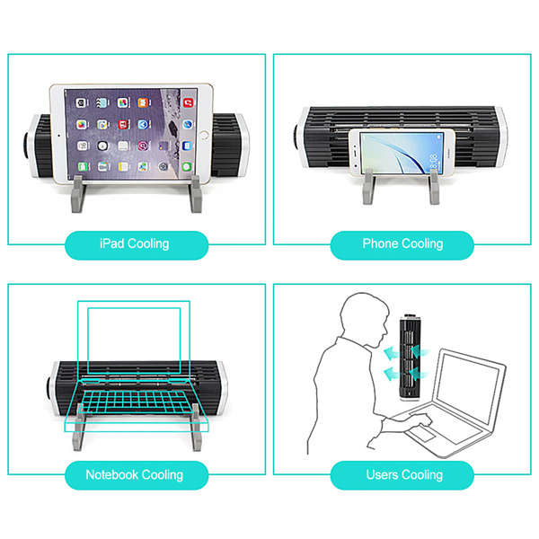 USB Tower Cooling Fan for Phone Tablet Laptop
