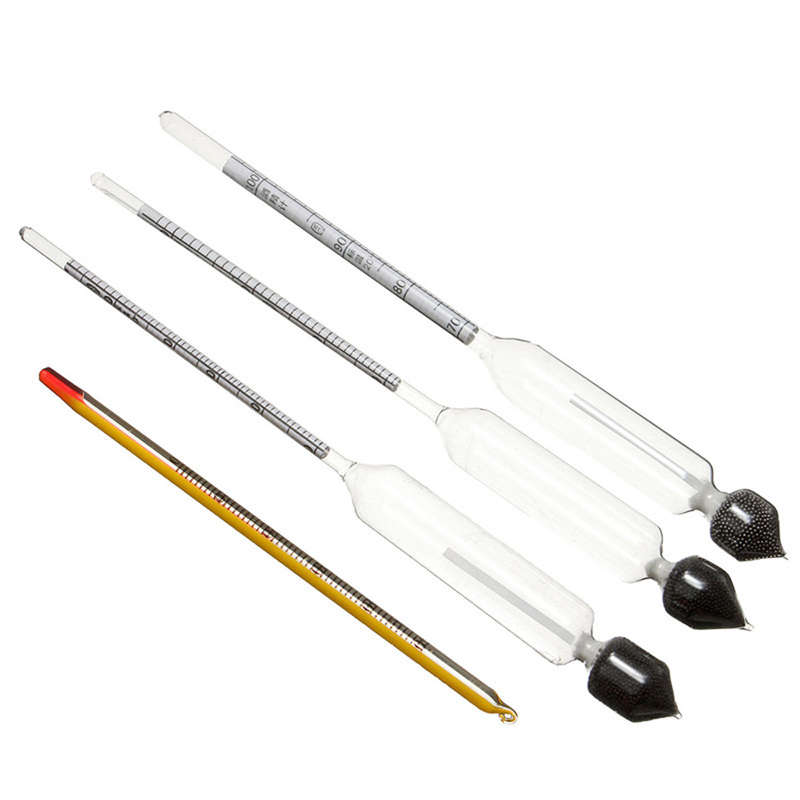 3 Piece Proof Hydrometer Alcohol Meter Tester