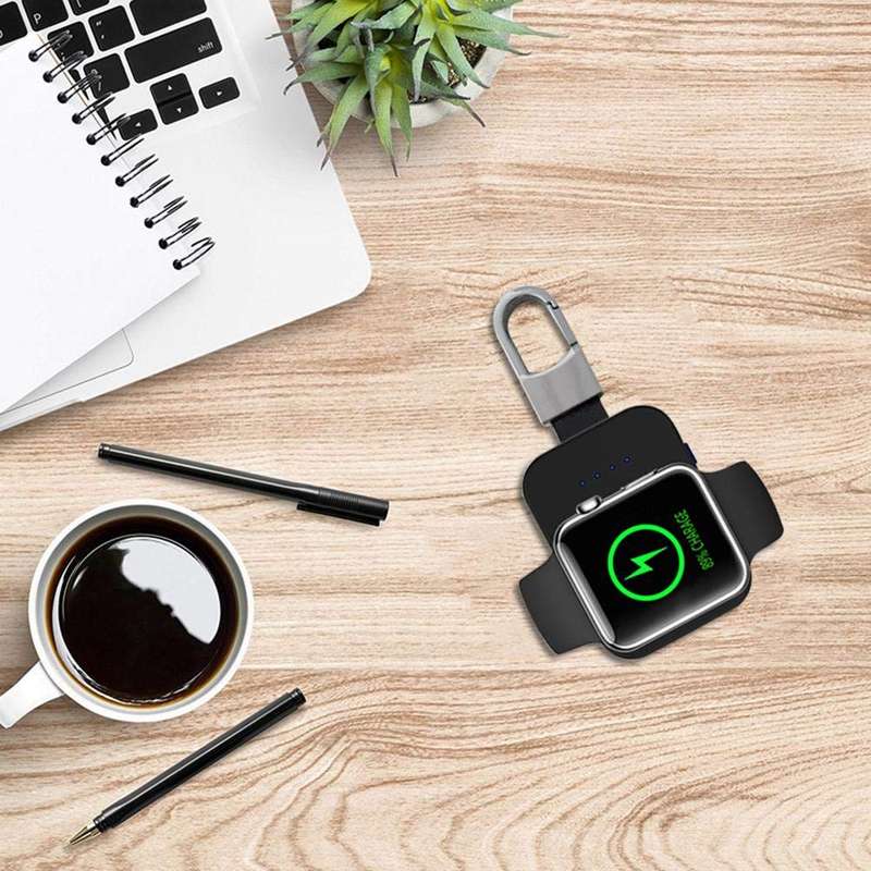 Portable Travel Mini Keyring Wireless Charger for Apple Watch