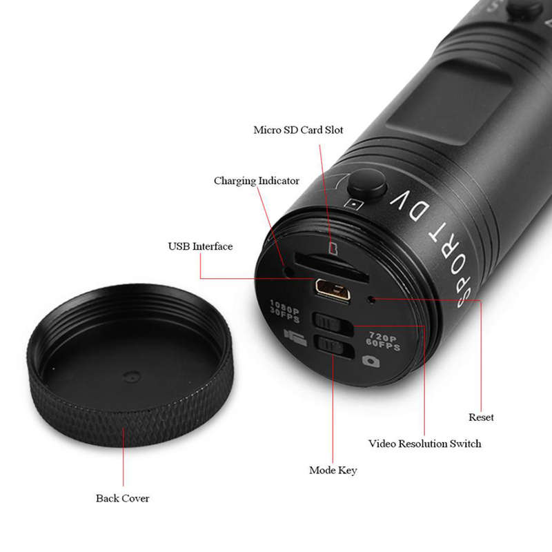 Mini Portable Full HD 1080P Waterproof Outdoor Sports DV Video Camera