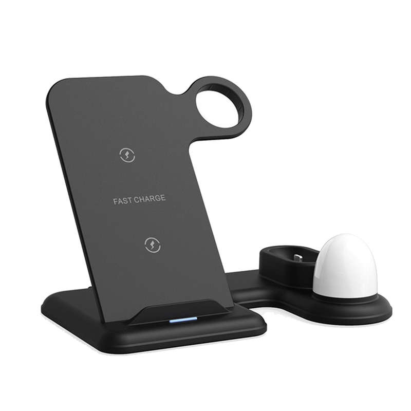 4 in 1 Wireless Charger Fast Charging Station With Night Light