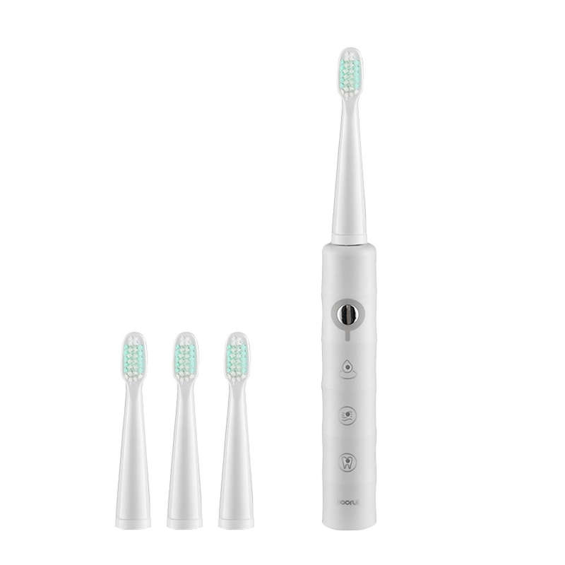 Rechargeable Ultrasonic Sonic Electric Toothbrush-White