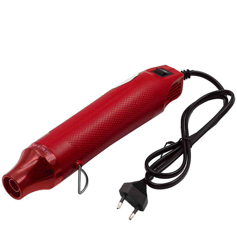 300W DIY Using Heat Air Gun Electric Heater Temperature Gun-Red