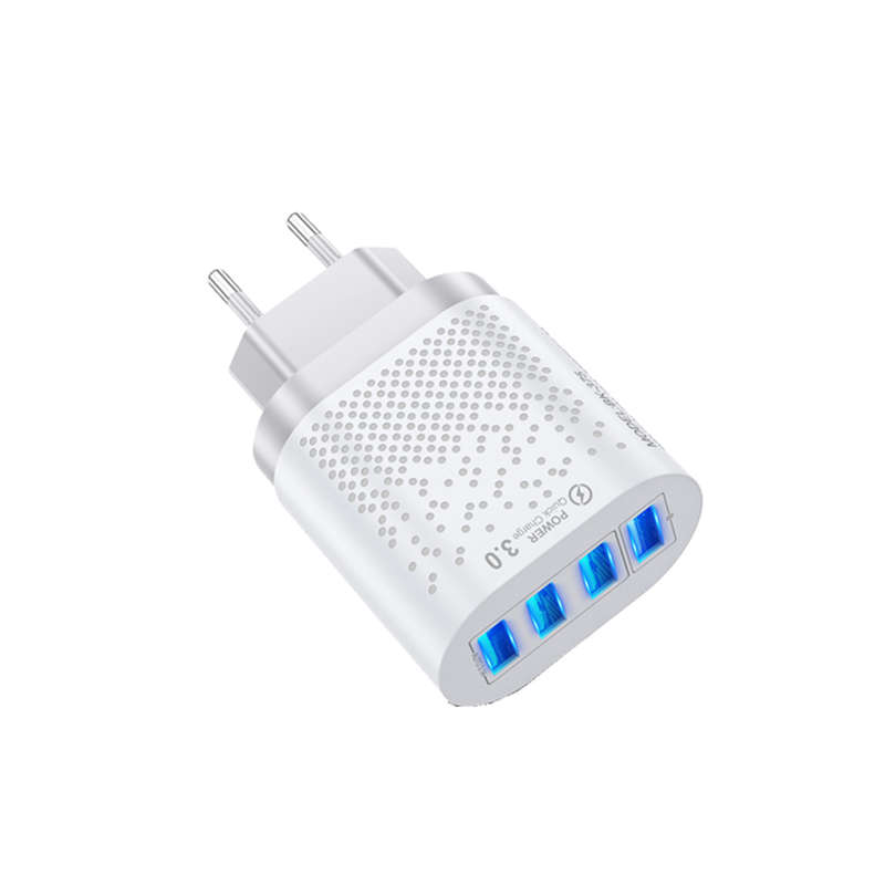 Quick Charge 3.0 USB Charger 4 Ports Fast Charging Wall Charger