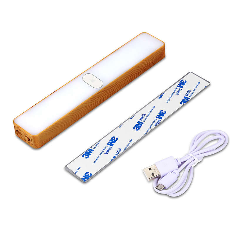 Led Colorful Wood Grain Night Light for Home Camping