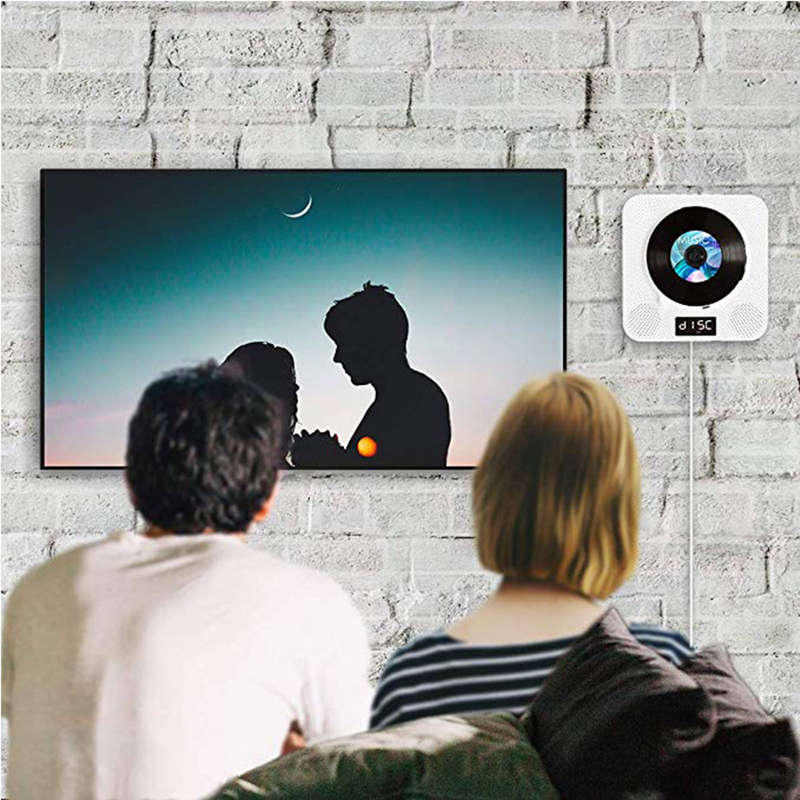 Wall Mounted Bluetooth CD Player LED Display Multifunction HDMI DVD Player