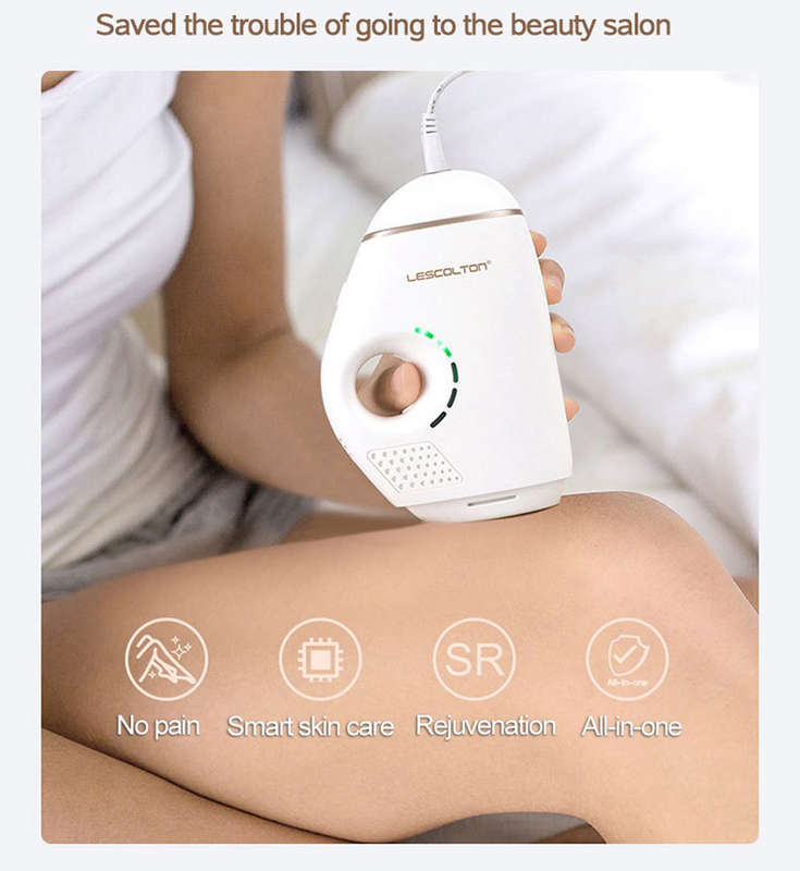 600000 Flash Home Permanent Painless Laser IPL Epilator