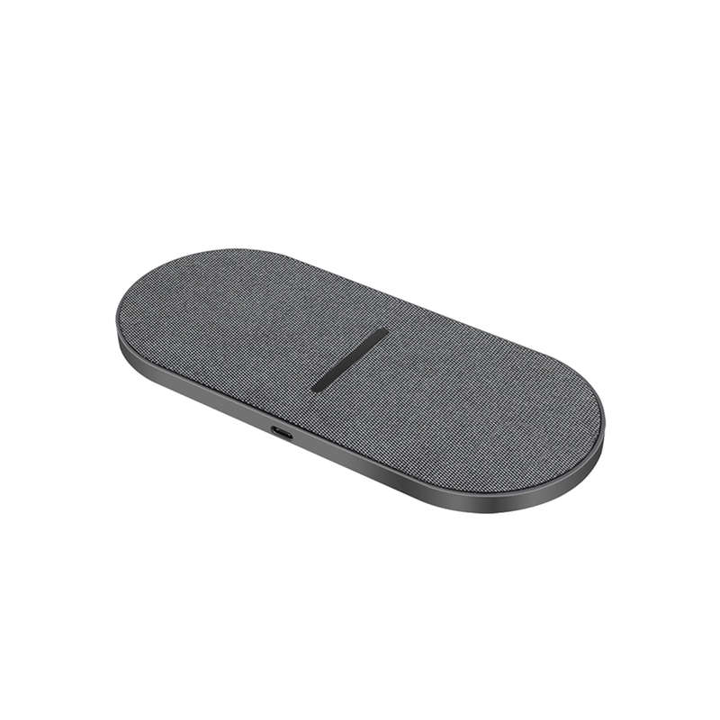 Dual 10W Wireless Charger 2 in 1 Fast Charging Pad for Samsung iPhone