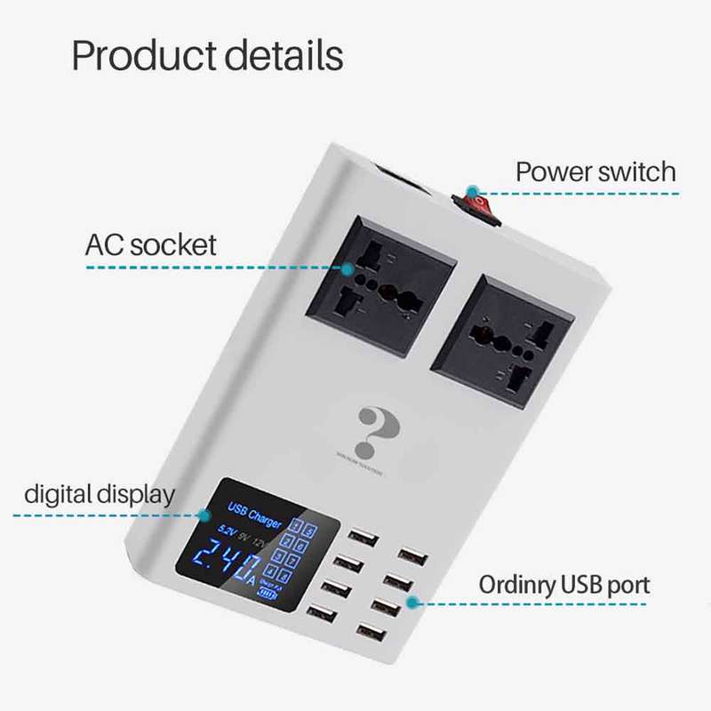 Universal Smart 8 port USB Charger Power Adapter Fast Charging Station