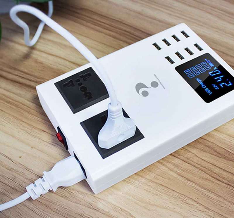 Universal Smart 8 port USB Charger Power Adapter Fast Charging Station