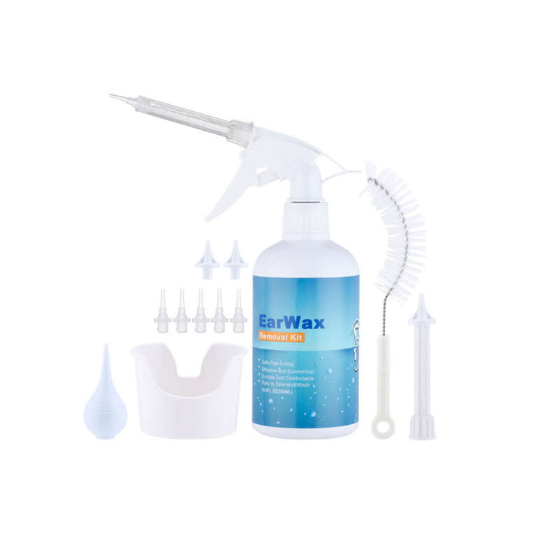 500ml Ear Wax Washing Kit Water Irrigation Ear Cleaner Set for Adults Kids