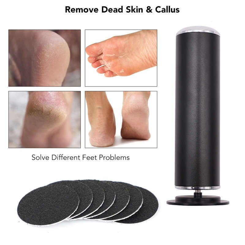 Electric Callus Remover Foot File Hard Dead skin Polisher Set