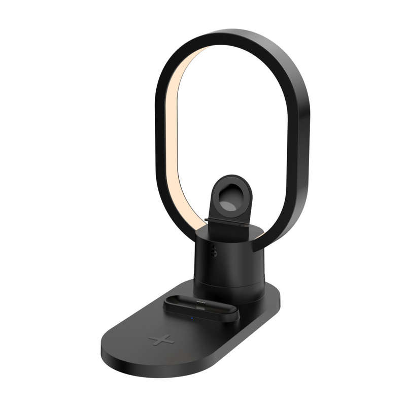 4 In 1 Table Lamp with Wireless Charging Dock Station for iPhone