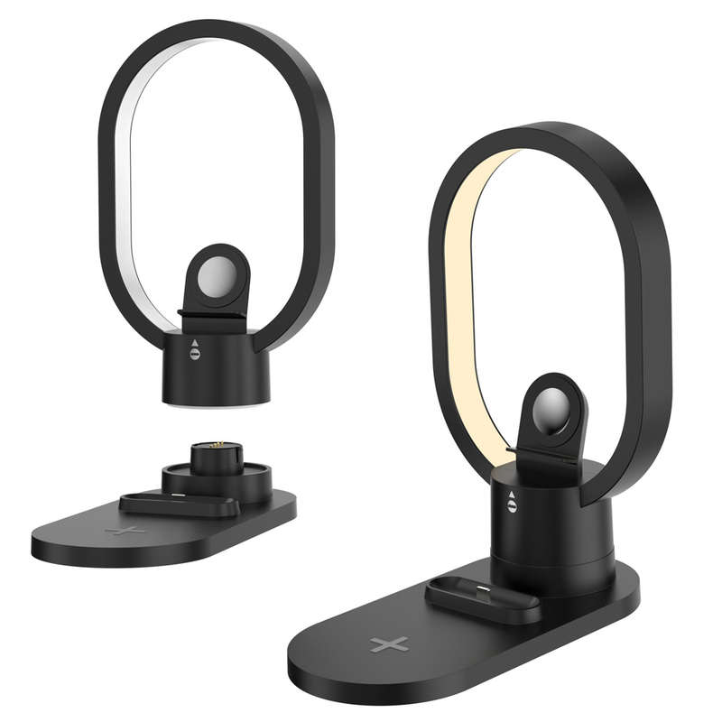 4 In 1 Table Lamp with Wireless Charging Dock Station for iPhone
