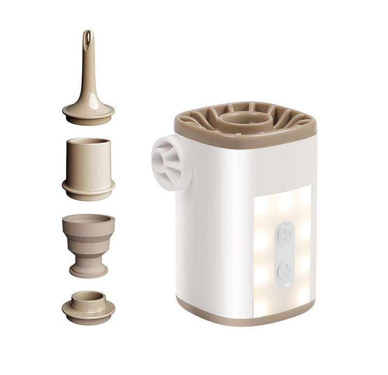 Portable Electric Mini Air Pump Ultralight Inflator with Led Light
