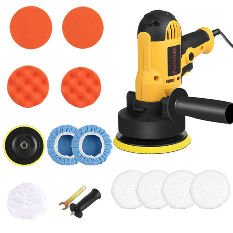 220V Electric Adjustable Speed Car Polisher Machine with Polishing Pad Kit