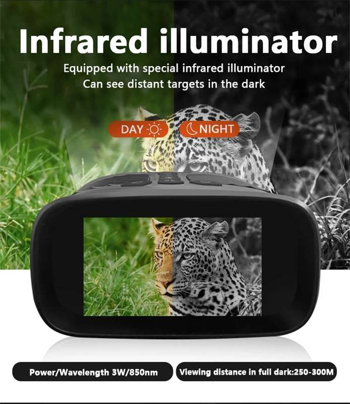 2.5K UHD 40M Pixels Digital Infrared Night Vision Binoculars Telescope