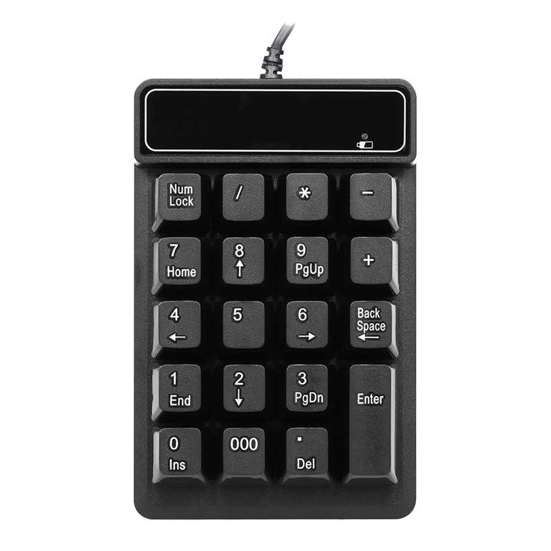 19 Keys USB Numeric Keypad for Laptop