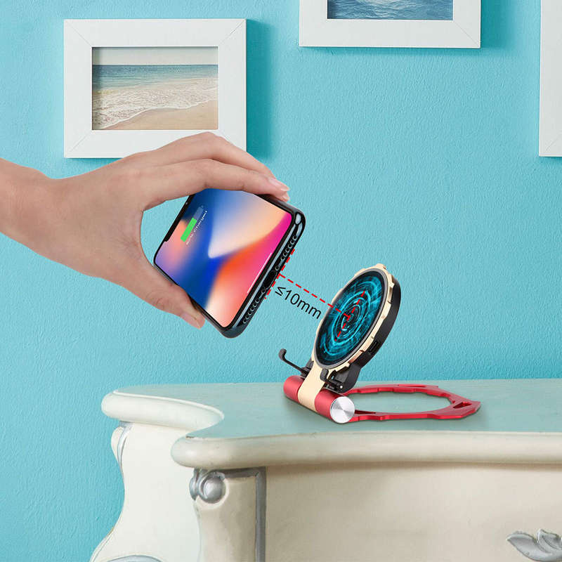 180 Degree Rotatable Foldable Wireless Charger Stand