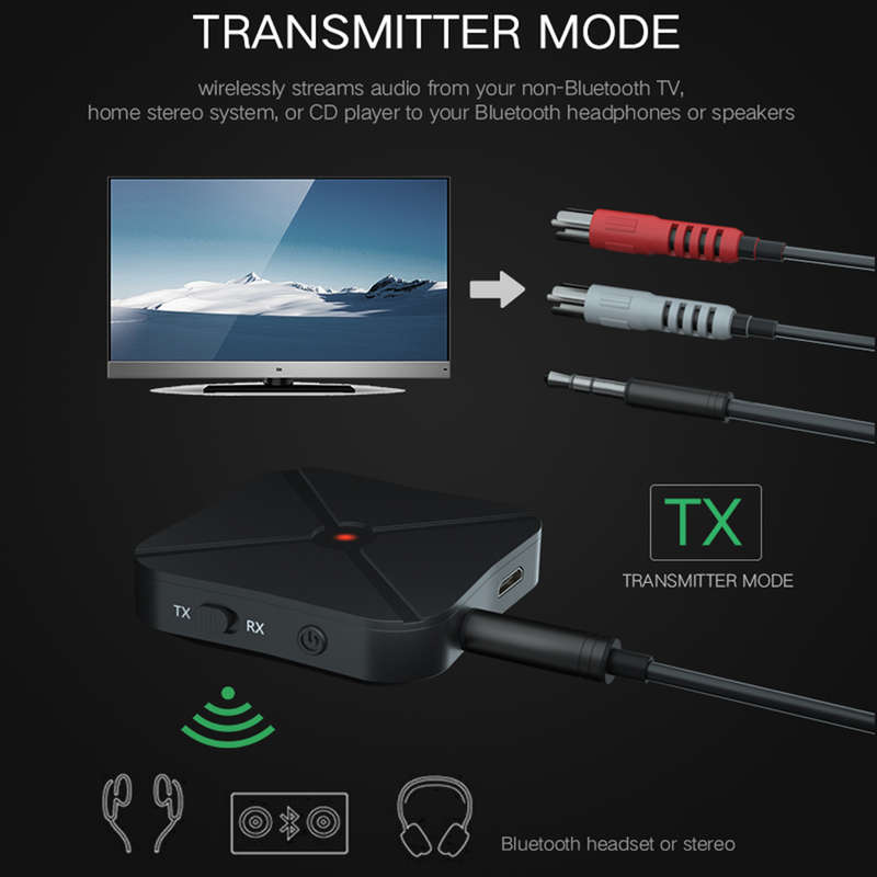 2 in 1 Bluetooth 4.2 Adapter Bluetooth Transmitter Receiver