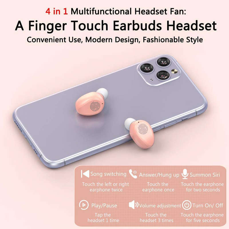 4 in 1 Multifunctional Sport Wireless Headphones Kit With Mini Fan