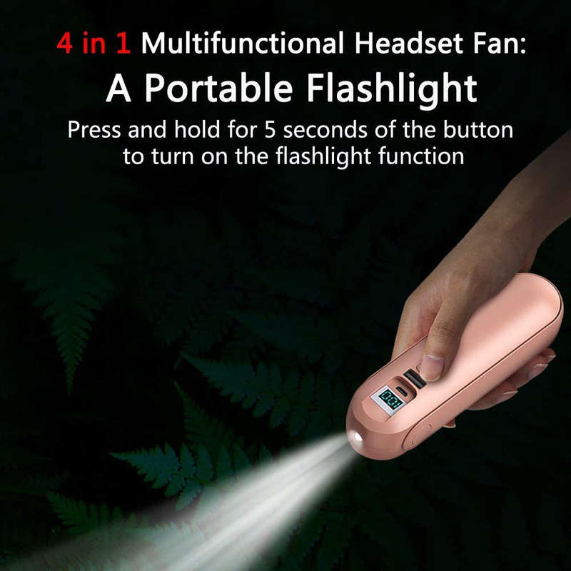 4 in 1 Multifunctional Sport Wireless Headphones Kit With Mini Fan