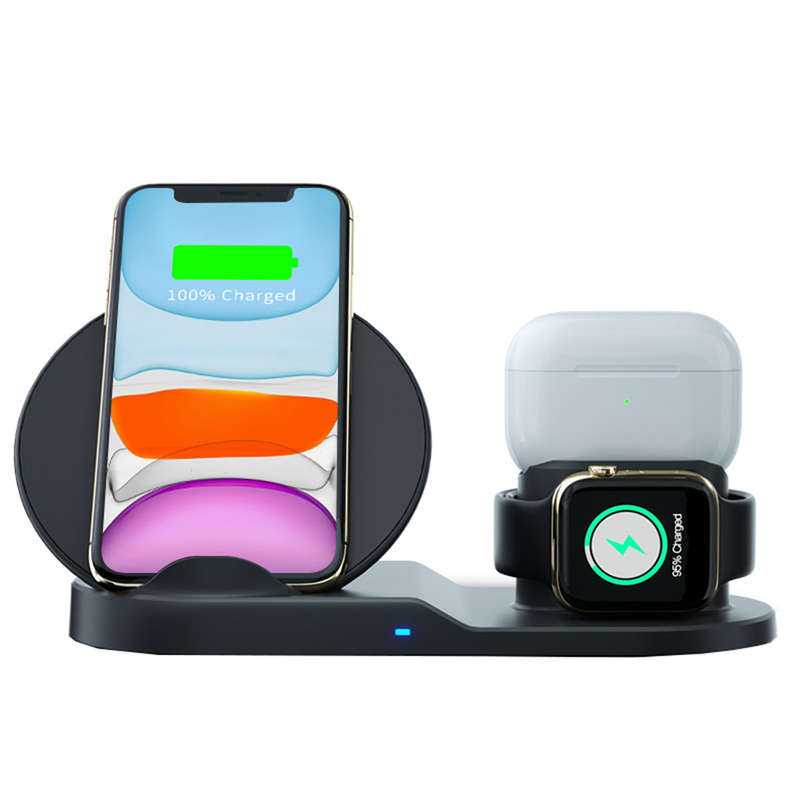 Multifunction Portable 3 in 1 Wireless Charger