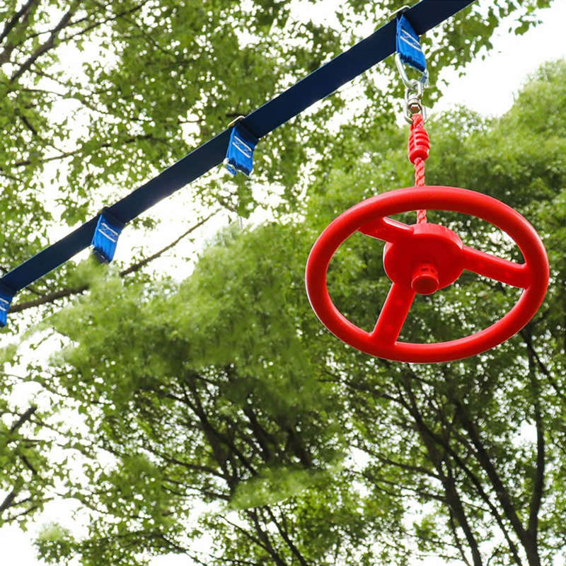 Outdoor Indoor Children'S Swing Ninja Wheel