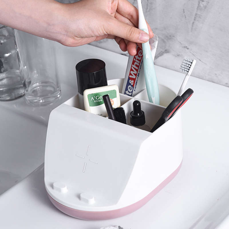Multifunctional Wireless Charging Storage Box Desktop Organizer Box