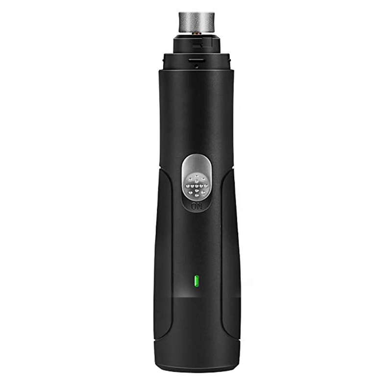 Portable Multifunction USB Electric Low Noise Pet Nail Grinder - Black