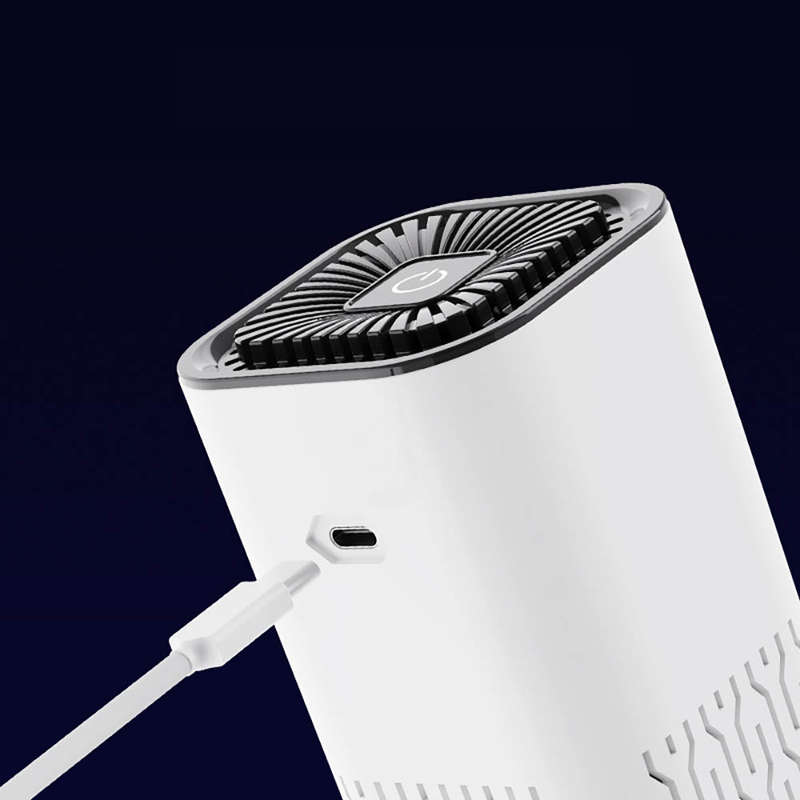 USB Car Air Purifier Office Desktop Air Cleaner Freshener