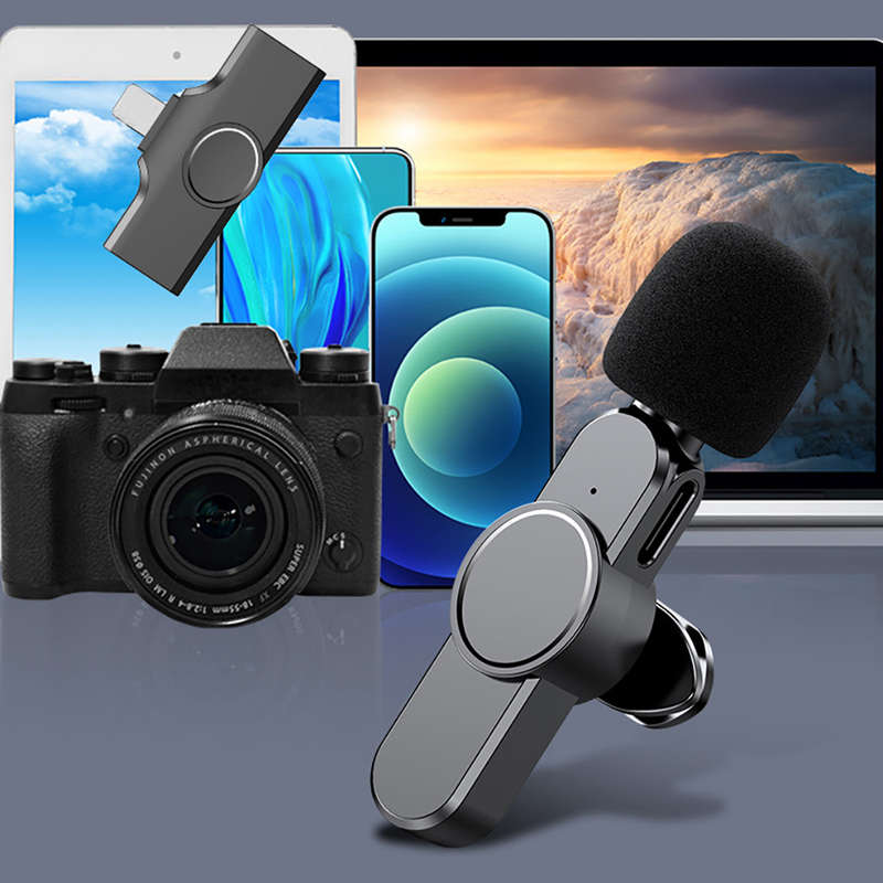 Wireless Microphone Clip-on Microphone USB Microphone Portable Microphone