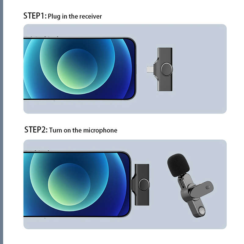 Wireless Microphone Clip-on Microphone USB Microphone Portable Microphone