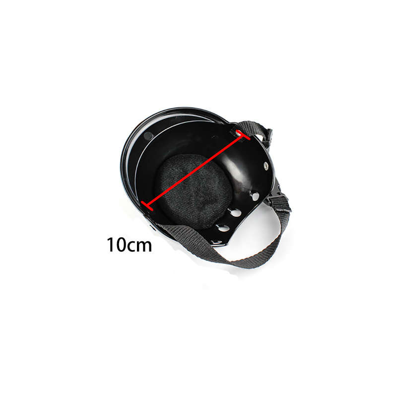 Pet Helmet Safety Hat Dog Helmet with Adjustable Belt for Riding-Size S