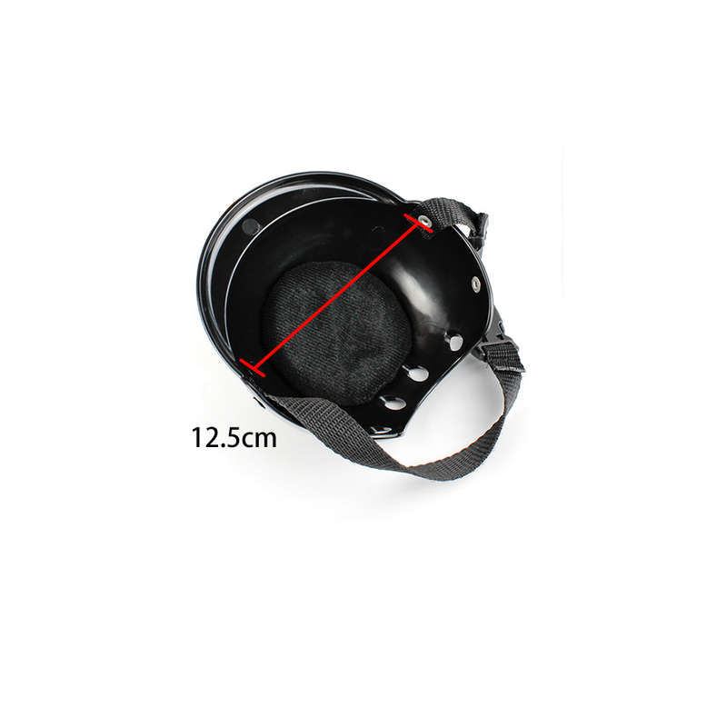 Pet Helmet Safety Hat Dog Helmet with Adjustable Belt for Riding-Size M