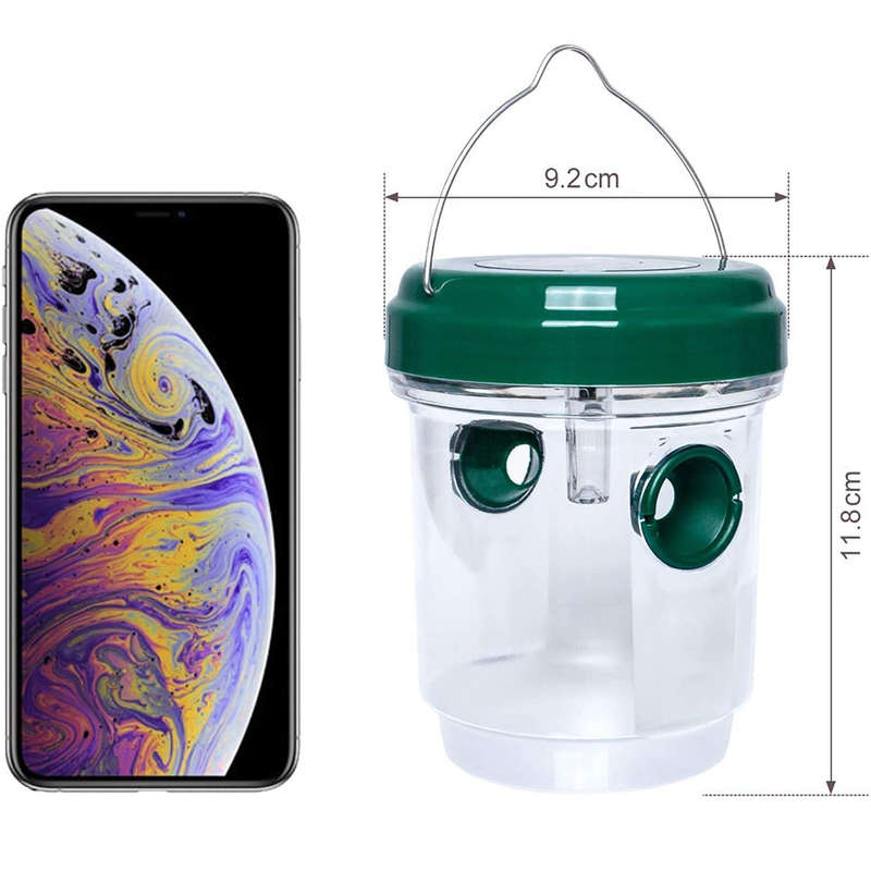 Solar Wasp Traps Solar Powered Wasp Catcher Reusable Bee Catcher Outdoor