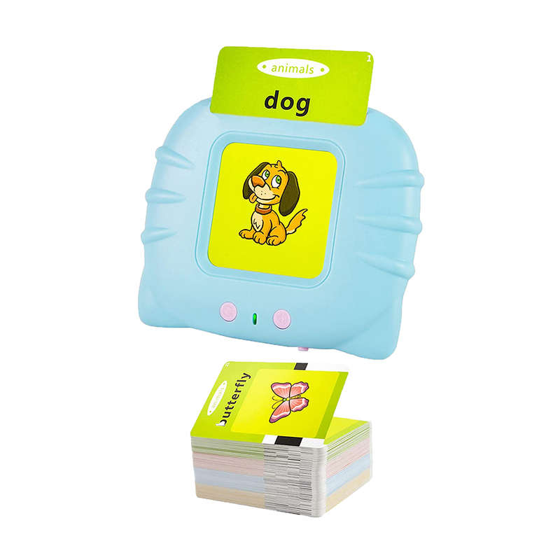 Cards Early Education Device Flash Cards Learning Toys-Blue