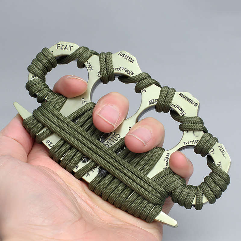 Window Breaker Tactical Knuckle Self Defense Knuckle-Green
