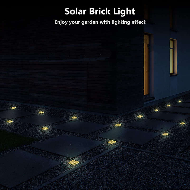 Solar Brick Light Paver Light Landscape Light for Garden Pathway Patio